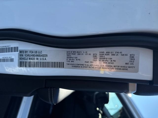 2022 Jeep Grand Cherokee Limited