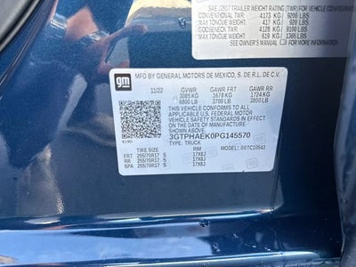 2023 GMC Sierra 1500 Pro