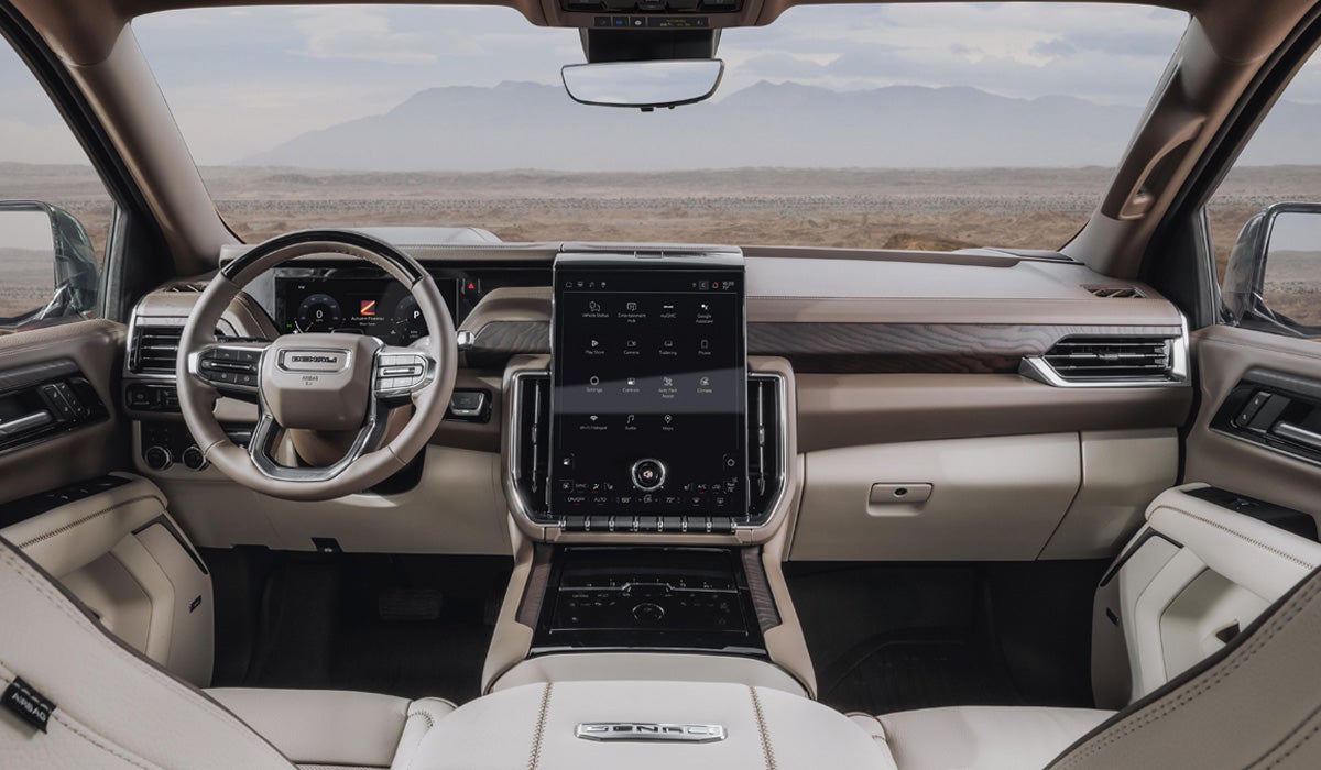 GMC Yukon 16.8-inch premium infotainment system