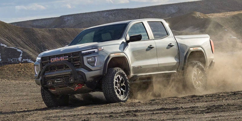 2026 GMC Canyon parked on a gravel surface