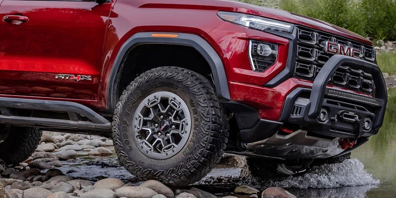 2026 GMC Canyon shown outdoors from the front