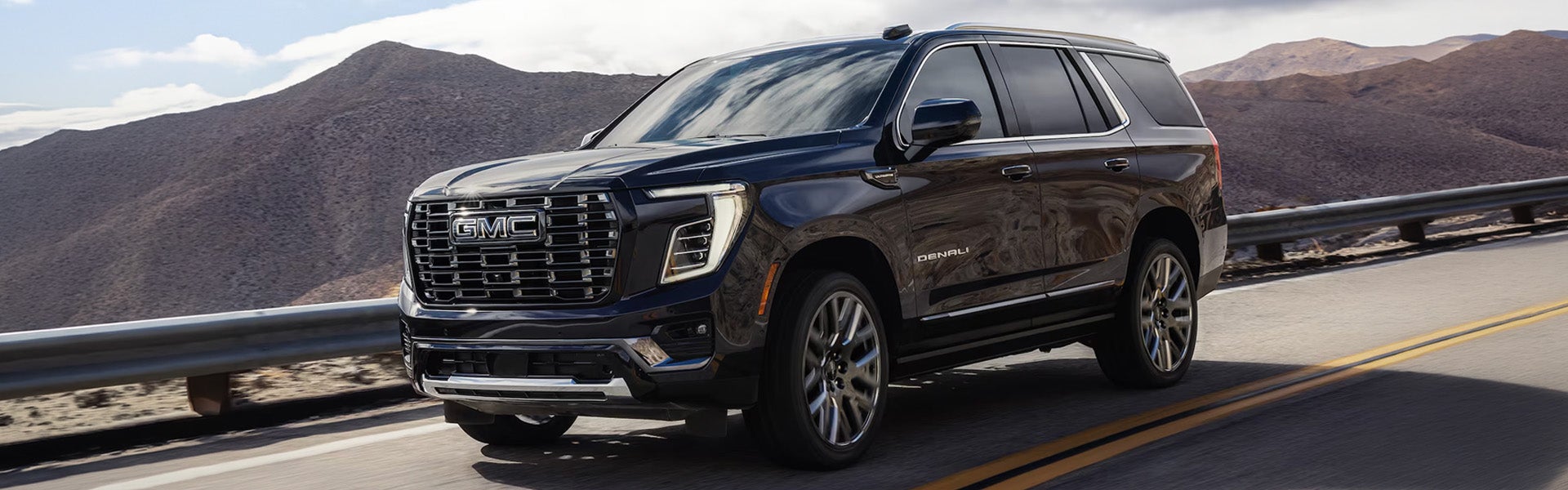 2026 GMC Yukon XL parked on an Arkansas highway