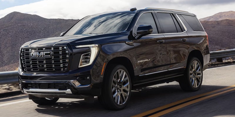 2026 GMC Yukon XL loaded with cargo for an Arkansas road trip