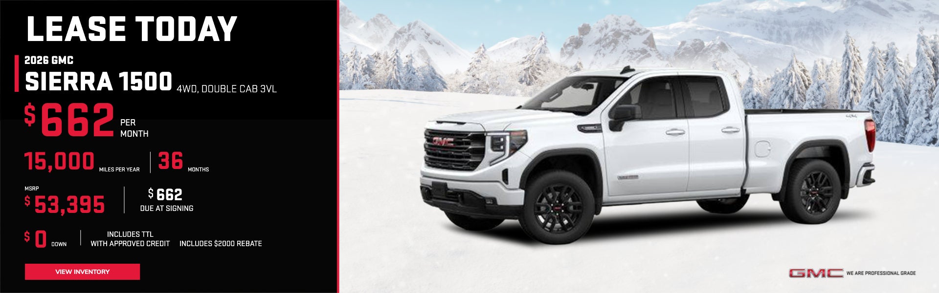 26 GMC Sierra Double Cab