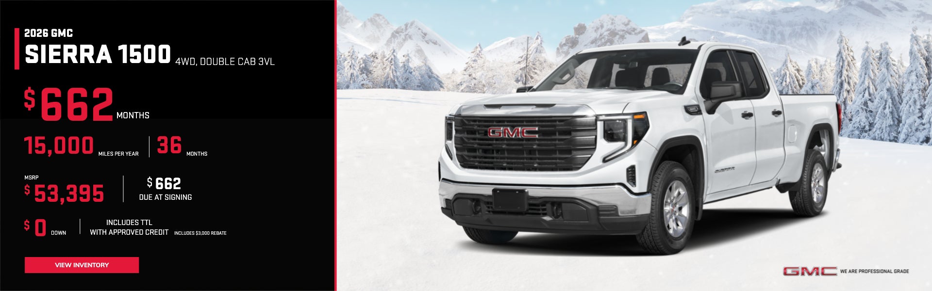 26 GMC Sierra Double Cab