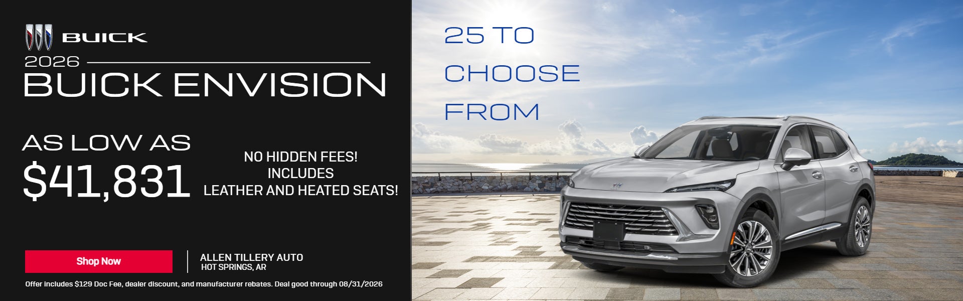 Includes Doc Fee, Dealer Discount, and Rebates