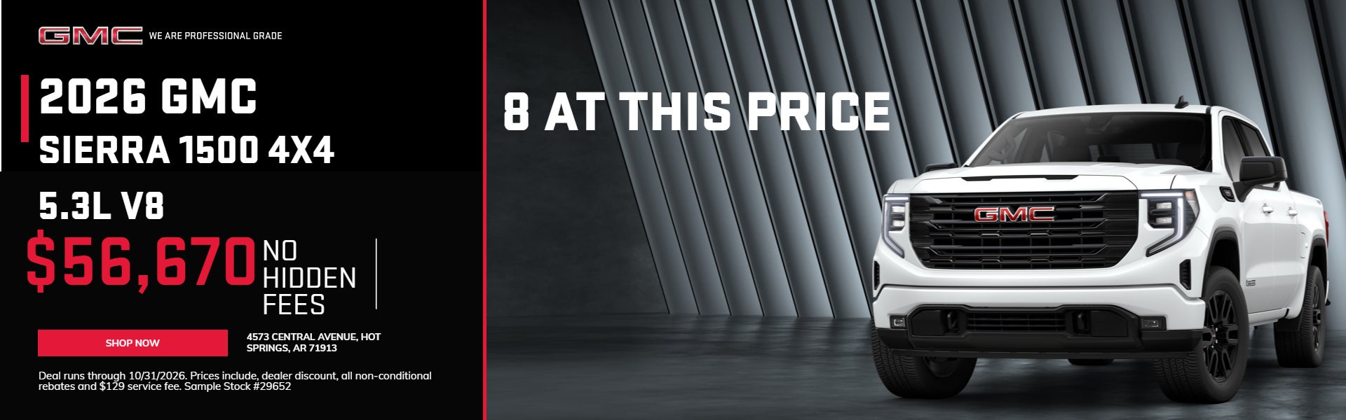 See Dealer for Details